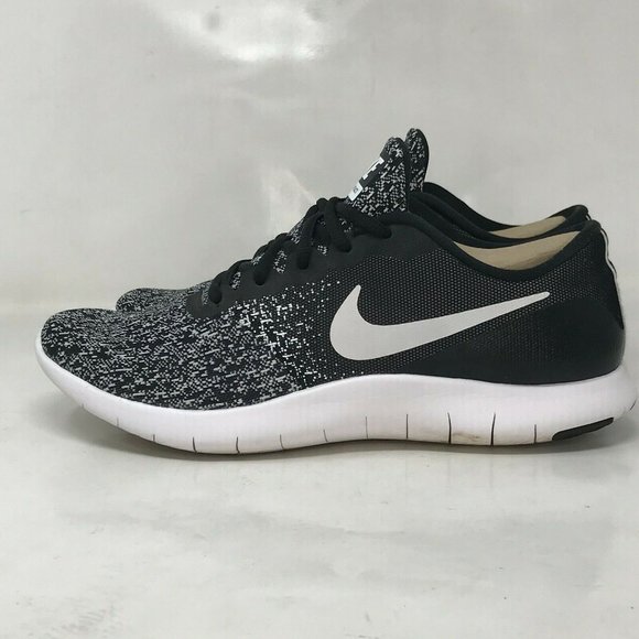 Nike Shoes | Nike Womens Black White Running Shoes Lace Up Sz 9 | Poshmark